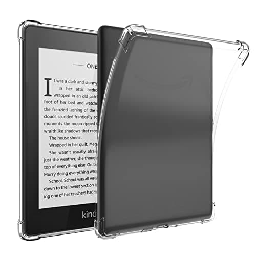 Aircawin for 6'' All-New Kindle Case Clear 2019,Clear Case for Kindle Paperwhite 10th Generation 2019,Shockproof Ligthwheight Transparent Soft TPU Back Cover Shell for Kindle 10th Gen E-reader-Clear