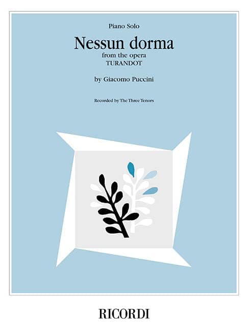 Nessun Dorma (from the opera Turandot): Piano Solo
