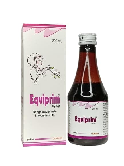 Polyguard Eqviprim Syrup | AYUSH approved | Ayuredic feminine Tonic | for irregular periods | Regulate Your Cycle and Find Hormonal Harmony with Our Proprietary Blend of Herbs | 200 ml (Pack of two)
