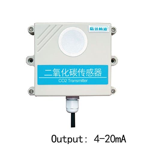 Jingxunchangtong Carbon Dioxide Transmitter High Accuracy Probe CO2 Sensor 4-20mA Output High Precision Transmitter