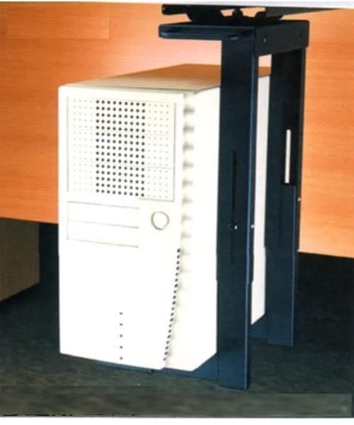 Slide-in Slide-out Under the Desk CPU Tower Holder for Desk or Table