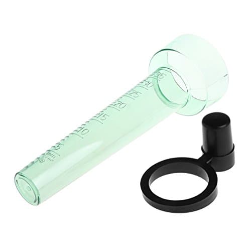 huanban072 Measurement Tool Polystyrene Rain Gauge Up to 35mm for Garden Water Ground