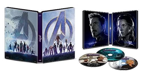 Avengers: Endgame NEW [Ltd SteelBook] 4K UHD + BLU-RAY +DIGITAL Pre-order AUGUST