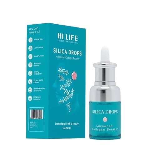Silica 600 Drops – Advanced Collagen Booster for Men & Women | Supports Glowing Skin, Lustrous Hair, Strong Nails, Immune System & Joints | Maximum Absorption & Anti-Ageing Support