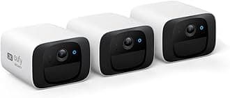 eufy Security SoloCam C210, Camara vigilancia WiFi Exterior, Camara de vigilancia Exterior, resolución 2K, IP67, nessun canone mensile, No se Requiere HomeBase. 3 Pack