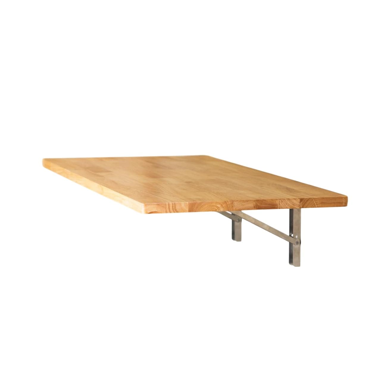 StoreYourBoard Wakefield Fold Away Wall Mounted Work Bench, Butcher Block Hardwood Table, 40 in. x 18 in. Folding Work Area, Supports up to 200 lbs