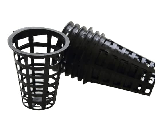 3 Inch x 4 inch Netpots - Set of 30, for NFT, Hydroponics, Aquaponic, Dutch Bucket, DWC, Kratky System and Nursery, Height 4inch, Top Dimeter 3inch