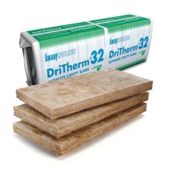 Builders Marketplace DriTherm 32 Cavity Insulation Slabs | 100mm (3.28m2 per pack)