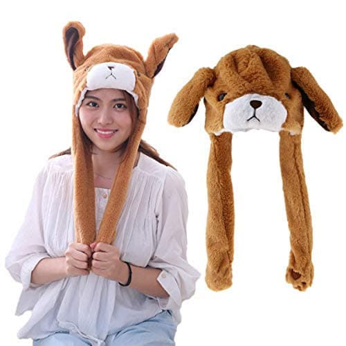 yqtyqs Elephant Hat Animal Cap Movable Ears Party Birthday