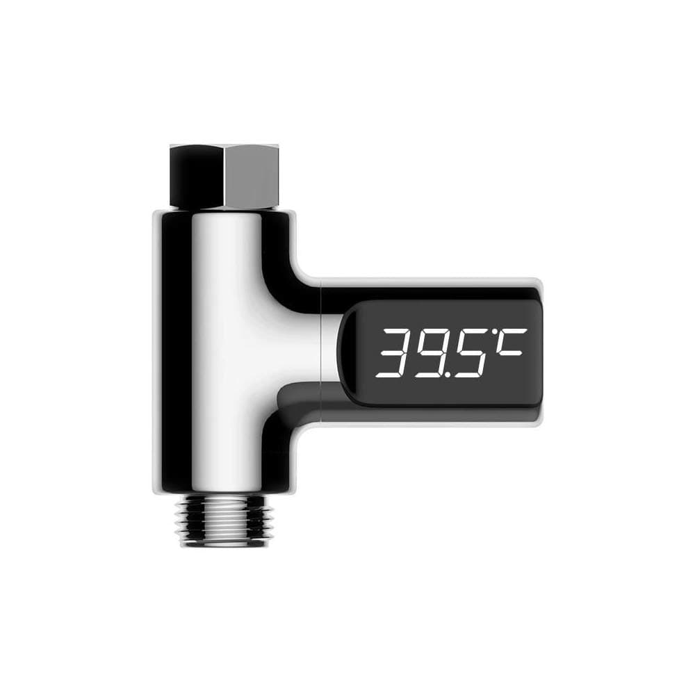WinCheer Shower Water Thermometer Faucet with LED Display, Creative No Power Consumption Smart Temperature Meter for Baby Kids Care