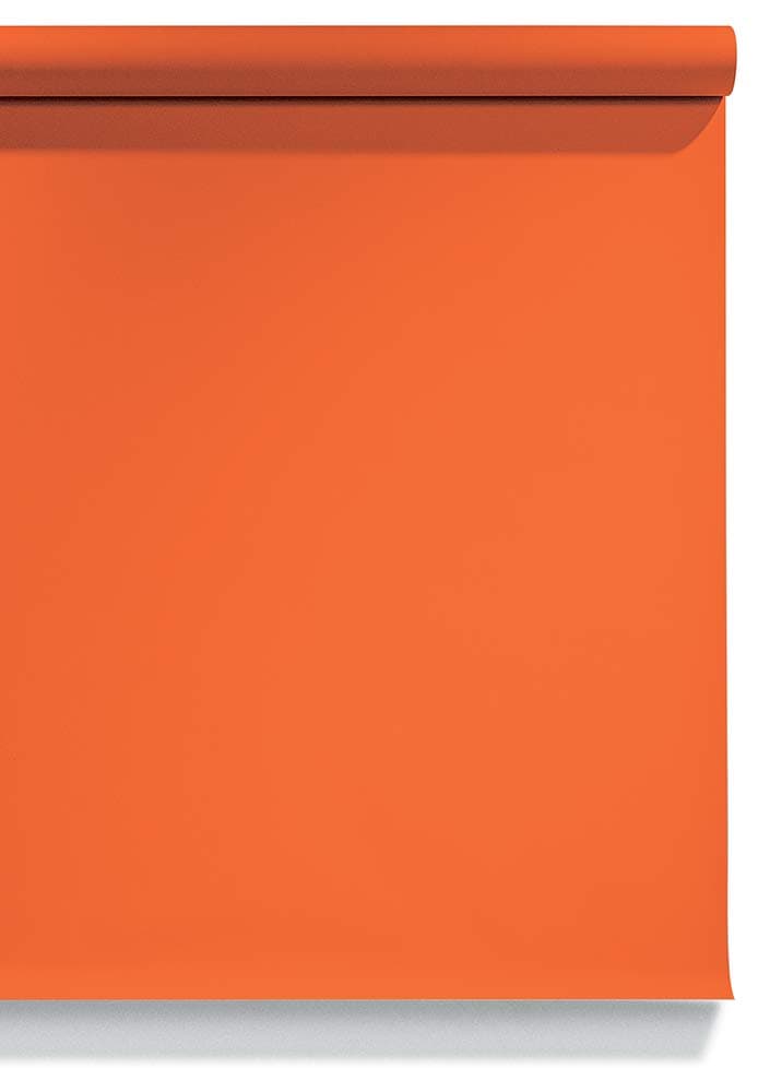 Superior Seamless Photography Background Paper, 39 Bright Orange 107 inches Wide x 36 feet Long (Made in USA)