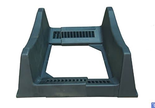 Martins Industries MPTS Adjustable Plastic Tire Stand, 13.5" Length, 16.25" Height, 9.75" Width, Black (Set of 4)