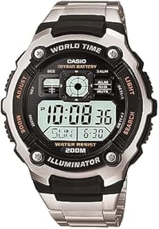 Casio Men's AE2000WD-1AV Resin and Stainless Steel Sport Watch