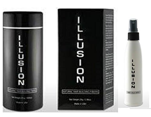 Illusion Hair Fibers Combo Pack - Grey, 25g