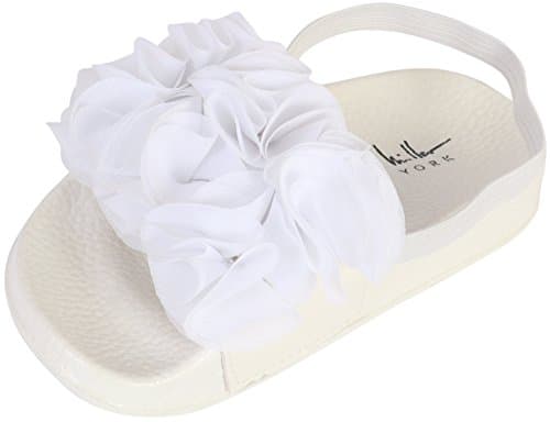 Nicole Miller New York Toddler Girls Flower Slide Sandal (Toddler)