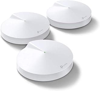 Deco Mesh WiFi System(Deco M5) –Up to 5,500 sq. ft. Whole Home Coverage and 100+ Devices,WiFi Router/Extender Replacement, Anitivirus, 3-pack