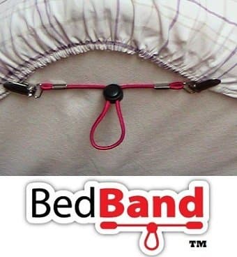 The Original Adjustable Fastener/Holder/Strap/Suspender/Gripper for Your Sheets (4 Pack - White)