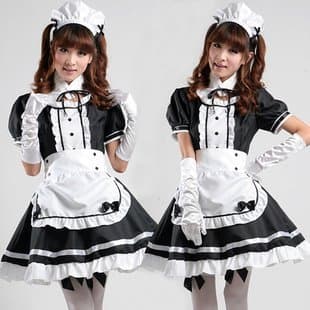 - Is determined by this! Maid] cosplay cute maid fancy outfit full set (7 points) M size (japan import)