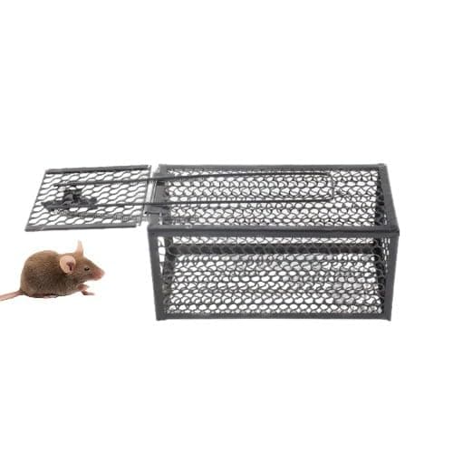 Humane Rat Trap, Live Mouse Rat Trap Cage, Thicken Steel Mice Traps for Small Rodent Animals, for Indoor and Outdoor..28 * 14 * 14 cm