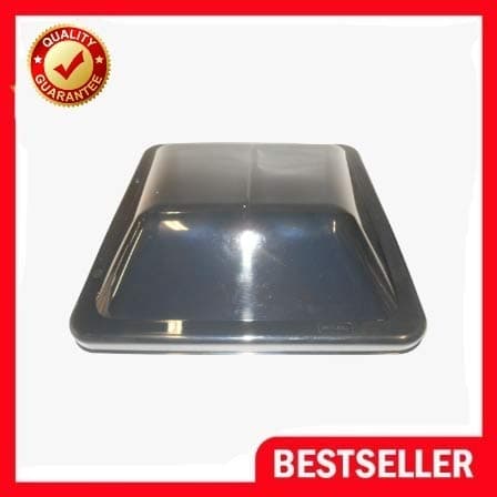 VENTLINE BY DEXTER SMOKE WEDGED SHAPE RV ROOF VENT COVER FOR STANDARD VENTADOME