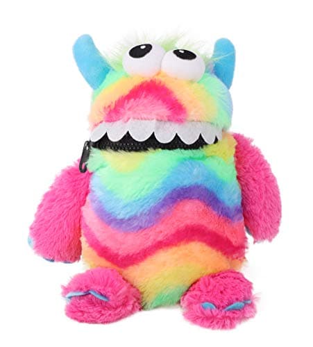 Toyland® 23 cm (9 inches) Rainbow Colour Worry Monster Plush Stuffed Toy - Loves to Eat Your Worries