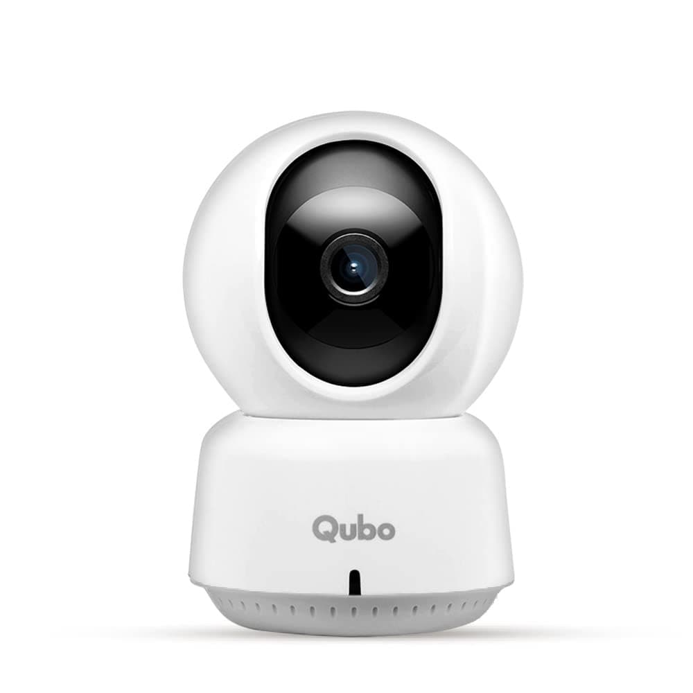 Qubo Smart 360° 2MP Wi-Fi Security Camera by Hero Group | Indoor CCTV Cam for Home | App Alerts | NightPulse Vision | SD&Cloud Storage