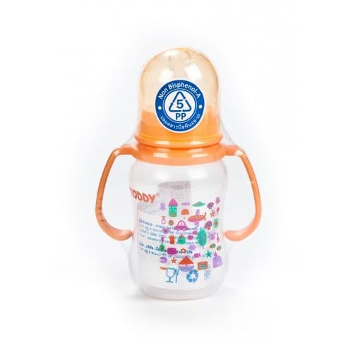 Feeding Bottle Shaped Beans Toddy 4 Oz. For the Milk, Water and Juice