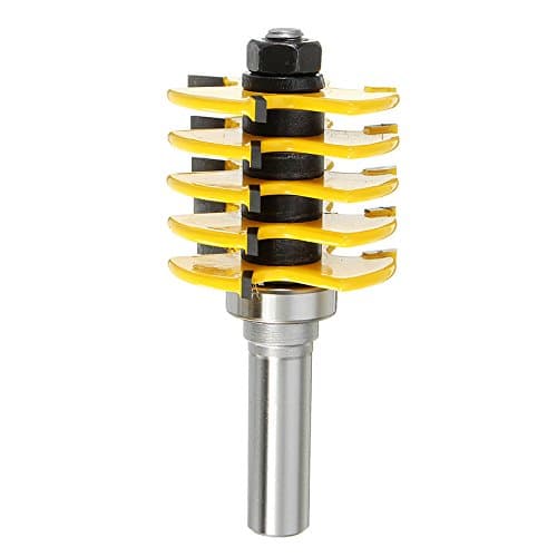 Finger Joint Router Bit,SONSAN 1/2 Inch Shank Finger Joint Router Bit Woodworking Chisel Cutter