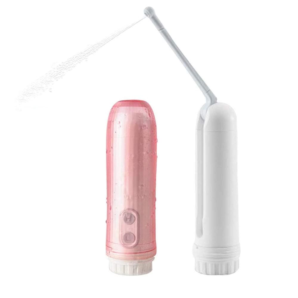SORBO Portable Travel Bidet Bottle Personal Bidet Spray Kit Handheld Feminine Hygiene Includes Sprayer with 180 Degree Adjustable Nozzle for Cleansing and Baby Care (Without Battery)