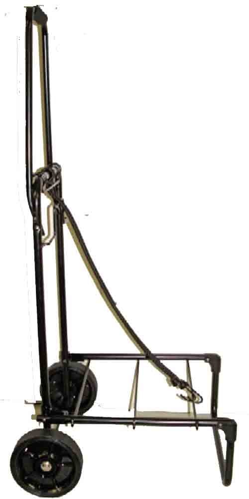 Overland Travelware Jumbo Metal Cart, Black, One Size