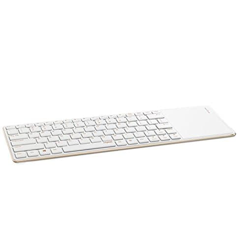 Arion Rapoo E6700 Bluetooth 3.0 Wireless 4.3mm Ultra Slim Keyboard With Touchpad for Android iPad Mac - Gold