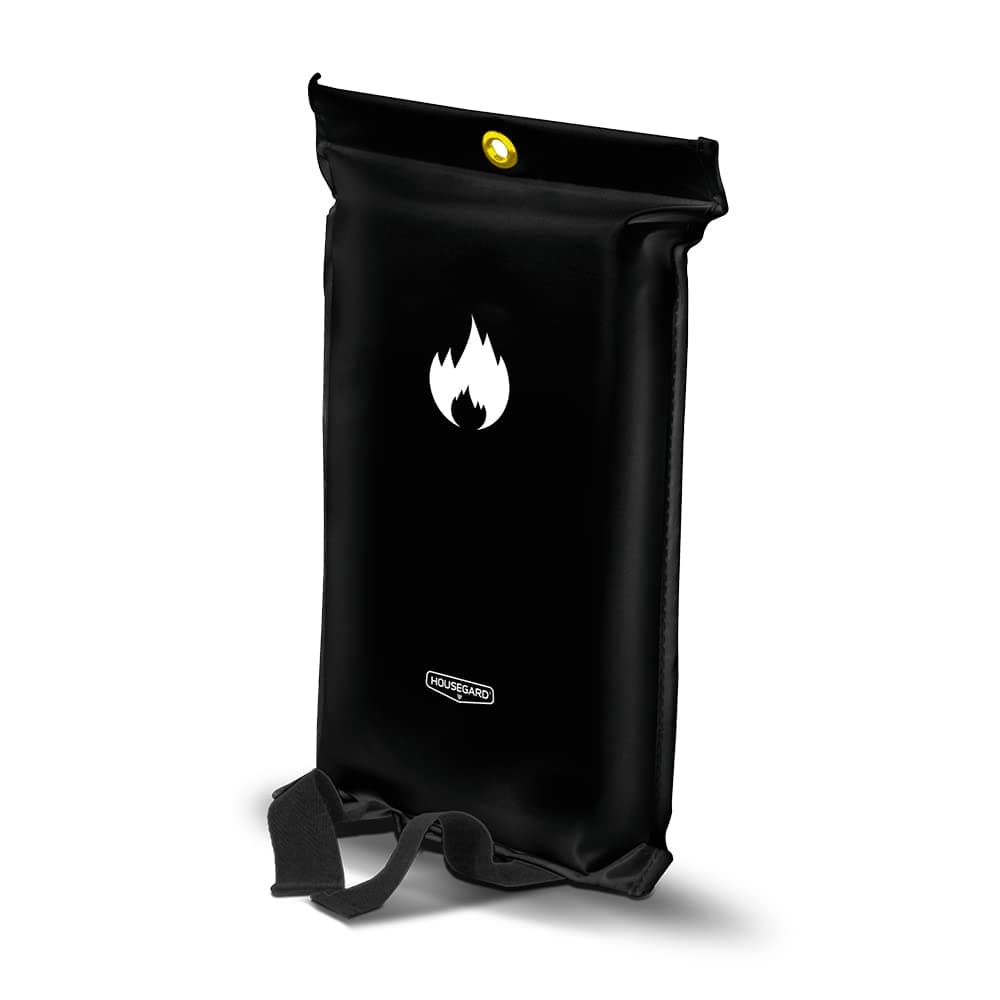 HOUSEGARD Safety for lifeFB1218SB-C1 Fire Blanket, BlackOne, 180 cm
