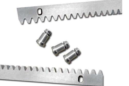 Gear Rack for Sliding Door Drive 30 x 12 mm Galvanised Steel