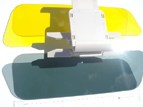 2 in 1 Car Sun Glare Visor Extender; Auto Windshield Accessories for Night and Day