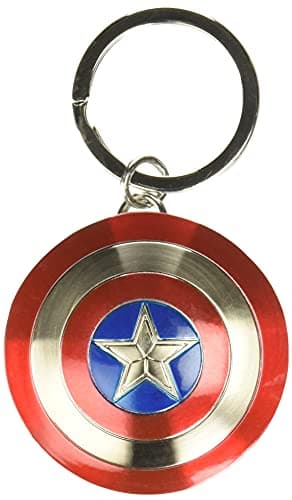 Marvel Herren Schlüsselanhänger Captain America Schild Zinn