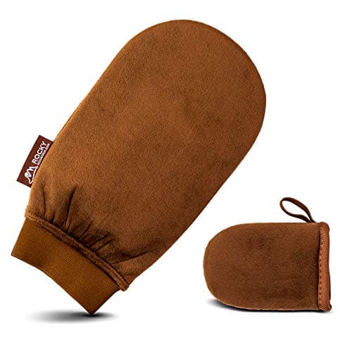 Rocky Mountain Sun Self Tanning Mitt | Professional Quality Sunless Self Tanning Mitt Applicator - for Applying Self Tanner - Helping You Feel That “Just Vacationed In Tahiti” Natural Year Round Glow