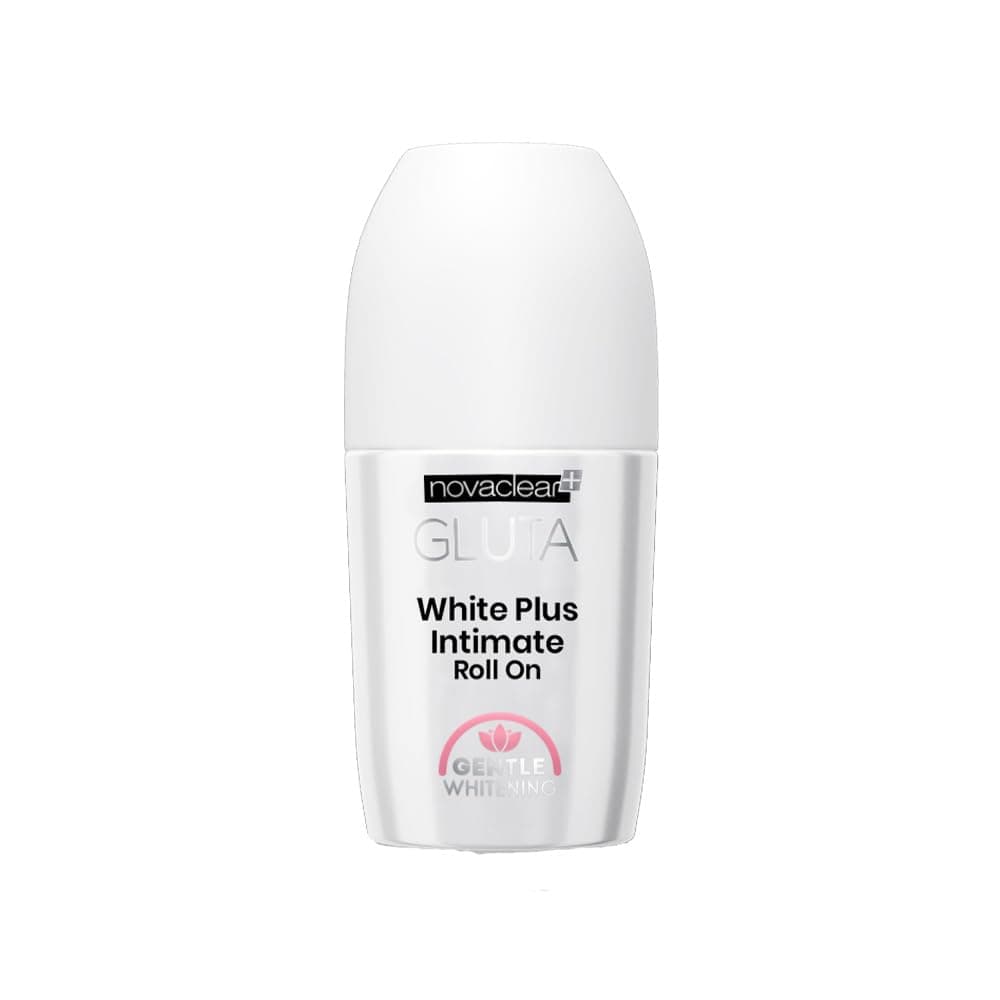 – Novaclear Gluta White Plus Intimate Roll-On – Brightening Deodorant for Sensitive Areas with Glutathione, Alpha Arbutin & Aloe Vera – Gently Evens Skin Tone & Reduces Dark Spots – 50 ML