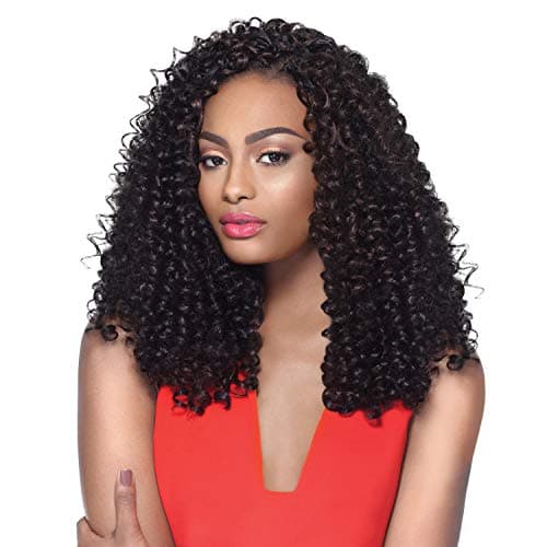 OutreSynthetic Hair Crochet Braids X-Pression Braid 4 In 1 Loop Bohemian Curl 14" (1-Pack, 1)