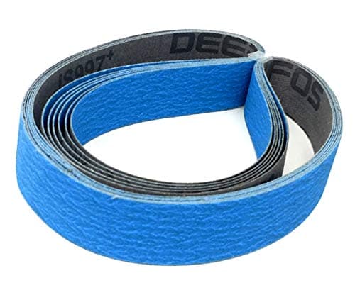 1x30 Sharpening Sanding Belts Ceramic Abrasive Material for 1"X30" Belt Sanders (220 Grit, 6 Pack)