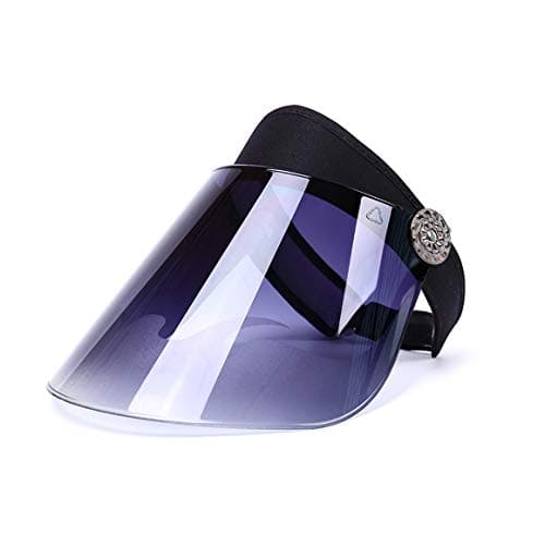 Plastic Solar-Face-UV-Shield Hat Anti-UV Sun-Visor for Outdoor