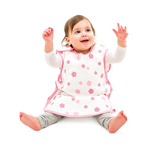 Mini Mumu Open Bottom Wearable Blanket Sleep Sack for Baby Toddler, Cherry Blossom (Small)