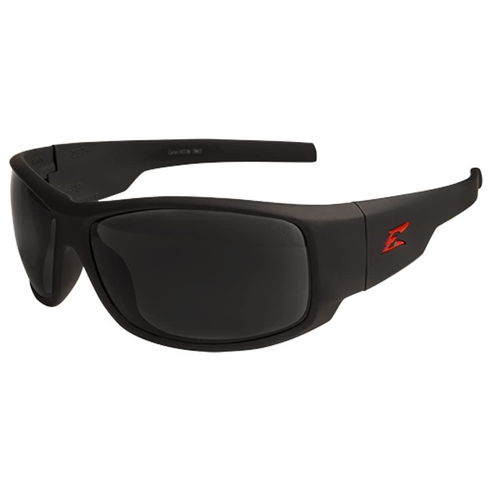 Edge Safety Eyewear Caraz Torque, Matte Black/Red, One Size, HZ136