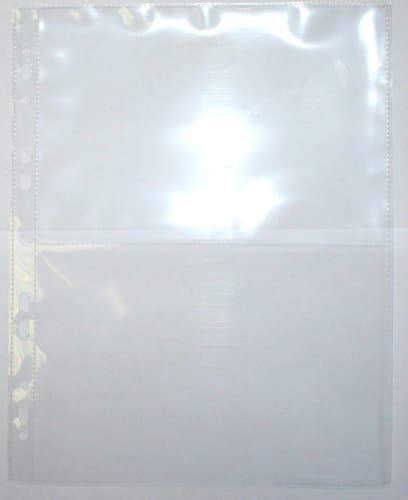 Chiltern & Classic Banknote Album Pages Packs of 5 - 2 pockets 215mm x 145mm