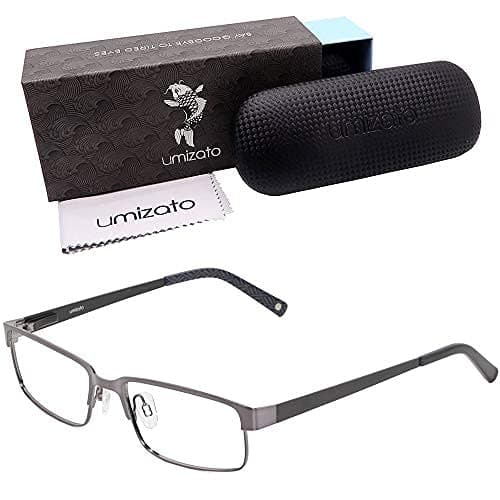 umizato Prescription Glasses Frames Eyeglasses For Men - Metal Optical Rx (Thane)