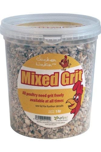 Mixed Grit Ideal grit to give your poultry. (Chicken Licken' Poultry Grit 1 Lt)