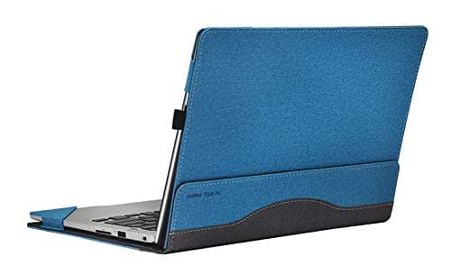 ppker Case for Inspiron 13 7000 Sleeve Detachable PU Leather Protective Cover for DELL Inspiron 13 7370 7373 7380 Case (Inspiron 13 7370/7373 / 7380, Cobalt Blue)