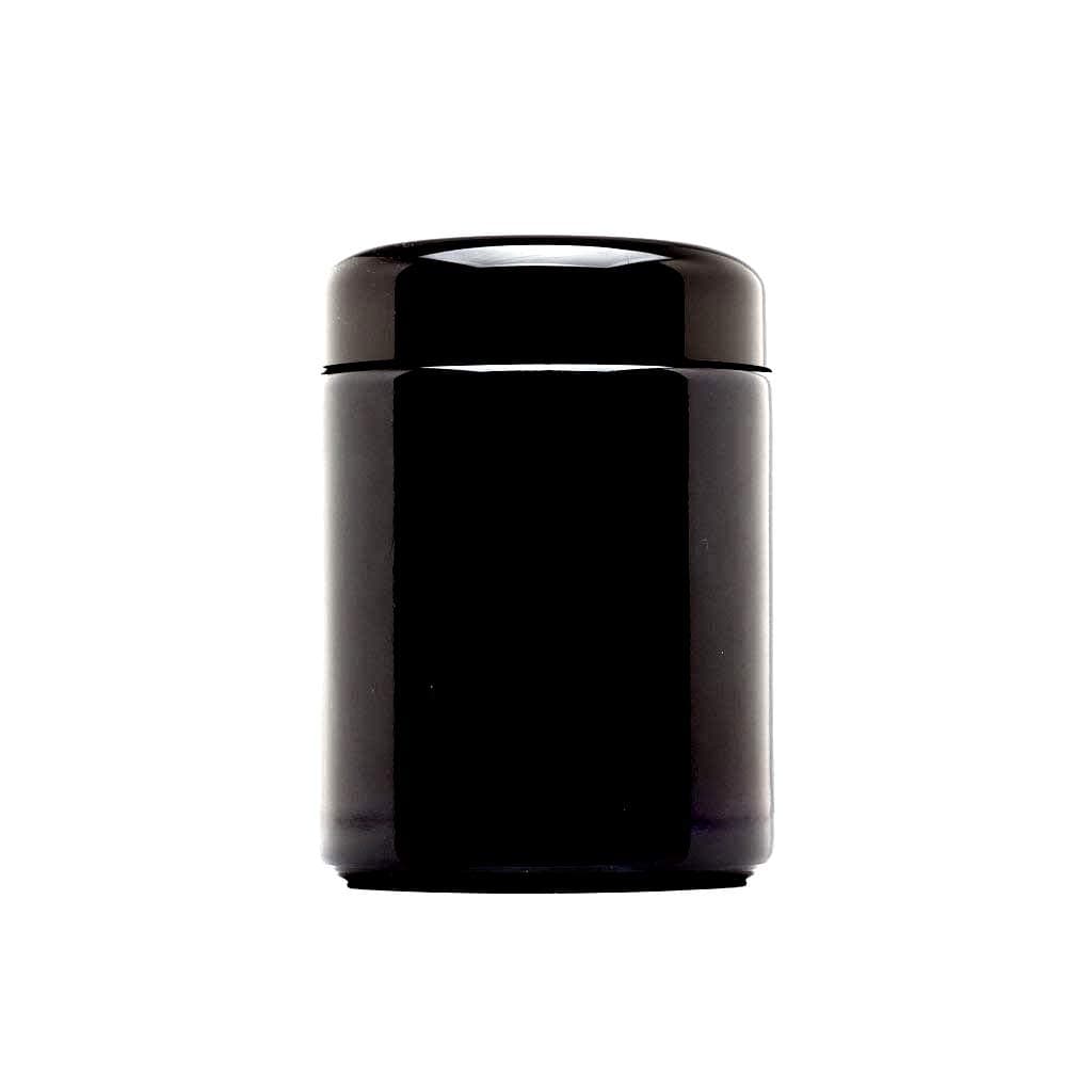 Masterdam Jars 250ml StashShield UV Glass Jar - Airtight Smell-Proof Ultraviolet Storage Stash Jar Container Refillable Tall Wide-Mouth