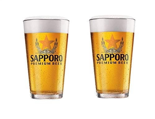 Sapporo Pint Glasses - Set of 2