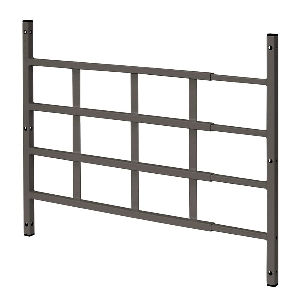 Prime-Line S 4766 Carbon Steel Fixed 4-Bar Window Grill for Home Security and Child Safety, 23-1/2 In. to 38 In., Bronze (1 Set)