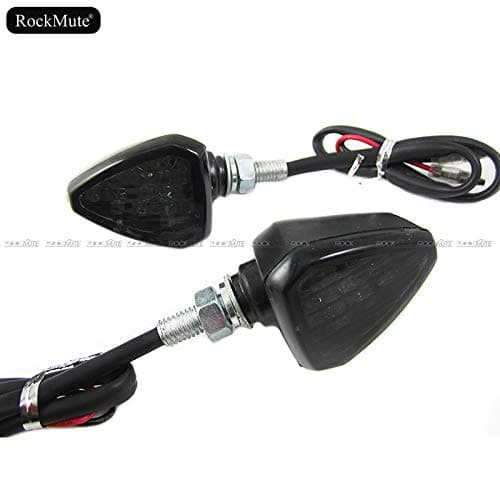 For KAWASAKI Z900 RS ZR900 Z1000 SX 2011-2019 2015 2016 2017 2018 Motorcycle Front or Rear LED Turn Signal Light Indicators Amber Blinker Light Flashers High Brightness Lighting Smoke Lens Cover